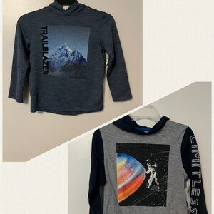 Long Sleeve Hooded Tee Shirts